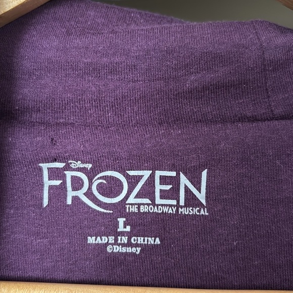 Frozen the Broadway Musical Hoodie with Faux Fur Trim, Size Large (Teen/Junior?) - Picture 7 of 11